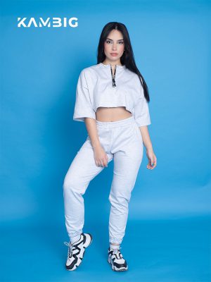 camisa cremallera gris kambig