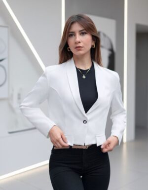 BLAZER CORTO - Marfil