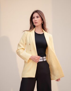 BLAZER LUX - Amarillo Pastel