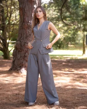 CONJUNTO AURA - Gris Jaspeado