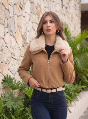 CHAQUETA NIEVE - Camel