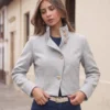 CHAQUETA ROMA - Gris Claro