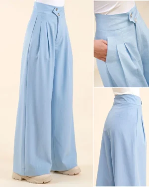PANTALÓN AURA - Azul Jaspeado