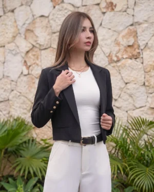 BLAZER CORTO - Negro