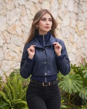 CHAQUETA DOBLE - Azul Oscura