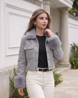 CHAQUETA LIA - Gris Medio