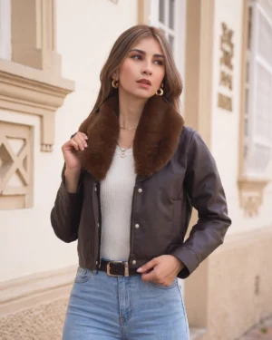 CHAQUETA LUNA - Café