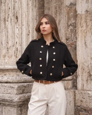 CHAQUETA NAPOLEÓN - Paño Negra